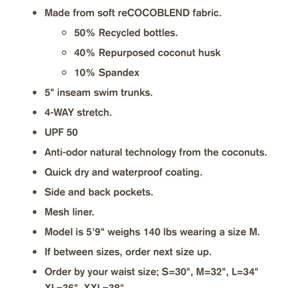 Mavrans Men’s Havana Swim Shorts Size XL New With Tag - Picture 13 of 13